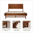 Elara Solid Wood Bed Frame