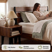[Buy 1 Get 1] Emery Solid Wood Bed Frame & Nightstand
