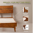 Aurora Solid Wood Bed Frame
