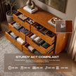 Elara Solid Wood Dresser with 6 Drawers