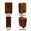 Harmony Solid Wood Dresser with 5 Drawers
