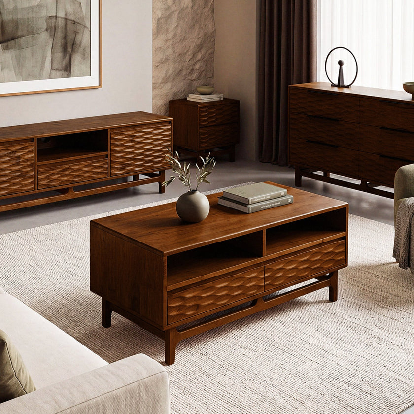 Elara Wooden Coffee Table