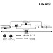 HAJEX Rubber Olympic Bumper Grip Weight Plates & Sets in LBs & KGs