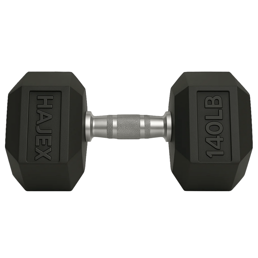 HAJEX Rubber Hex Dumbbells in Canada (2.5 to 150 LB) - Performance Series
