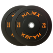HAJEX Olympic Bumper Weight Plates - 10, 15, 25, 35, 45, 55 LB