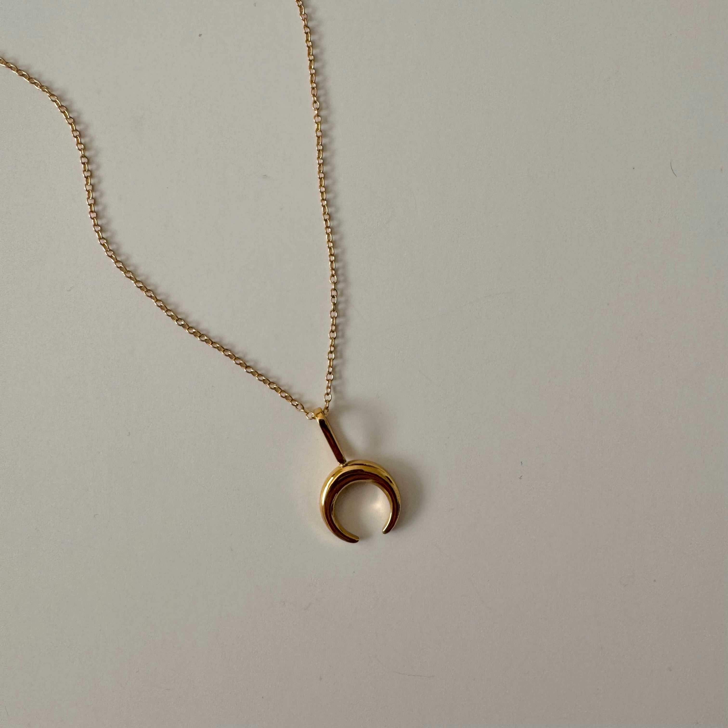 Half Moon Necklace 2.0- Gold
