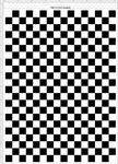 Edible Checker Pattern Sheet - Black White Squares Cake Topper