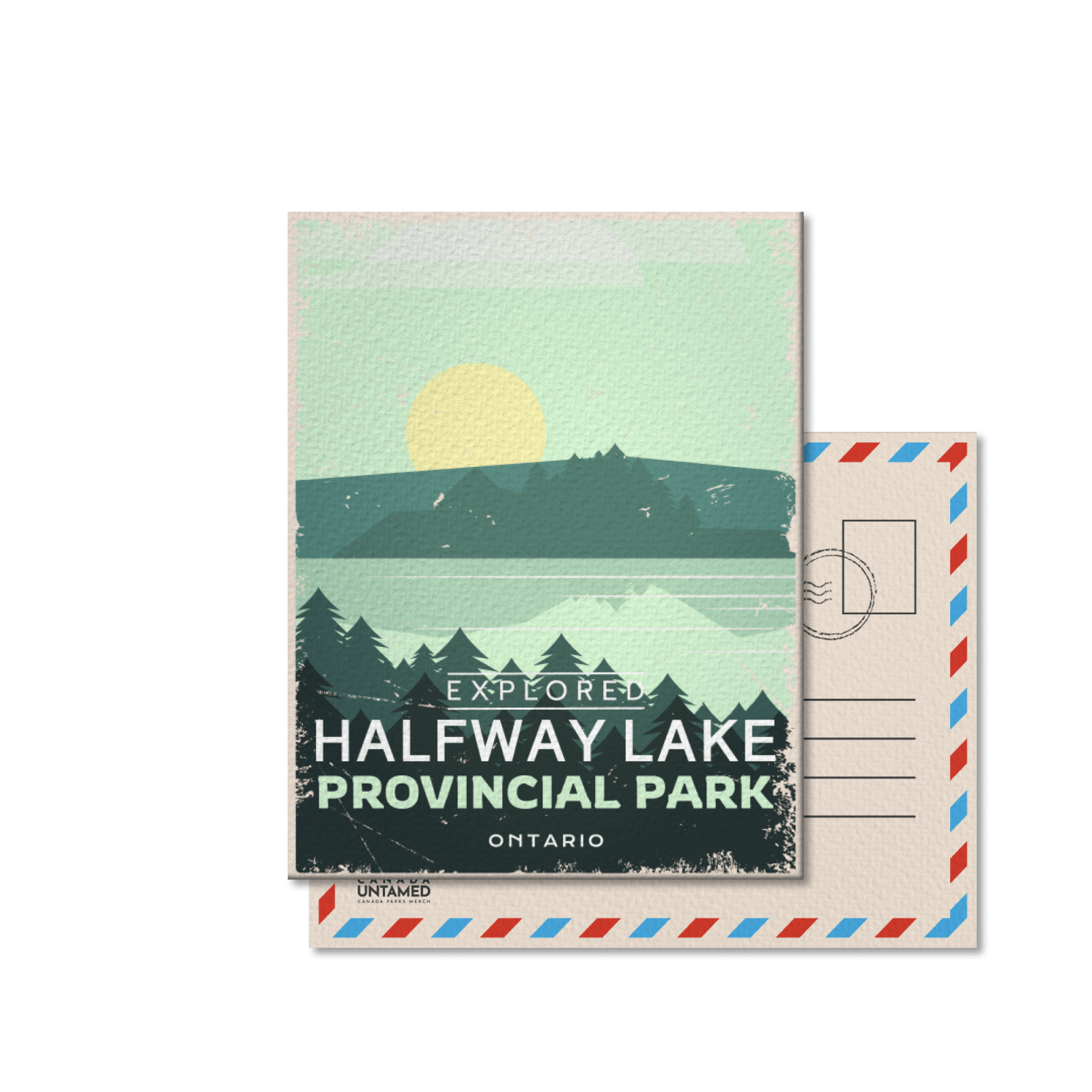 Halfway Lake Ontario Provincial Park Postcard, Canada Parks