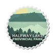 Halfway Lake Ontario Provincial Park Waterproof Vinyl Sticker, Canada Parks
