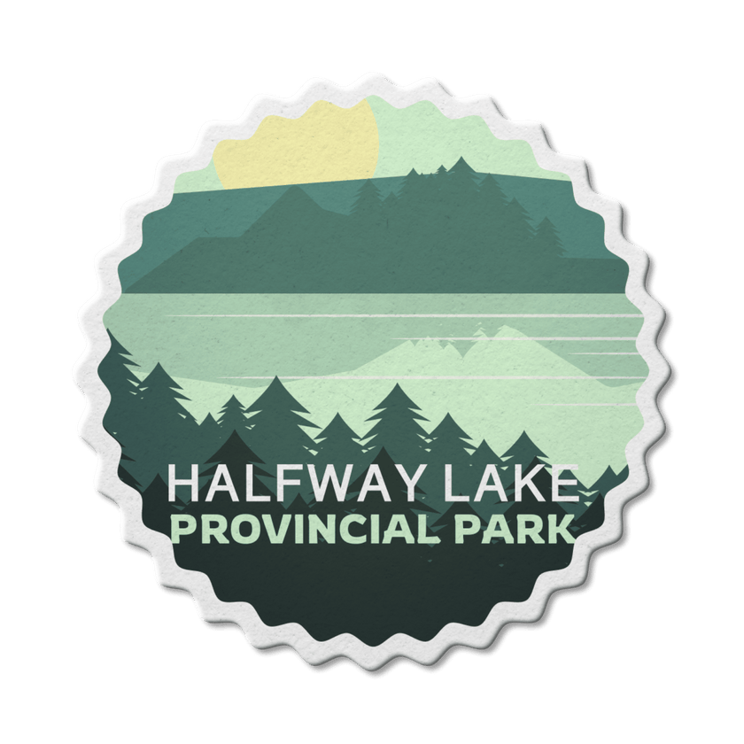Halfway Lake Ontario Provincial Park Waterproof Vinyl Sticker, Canada Parks