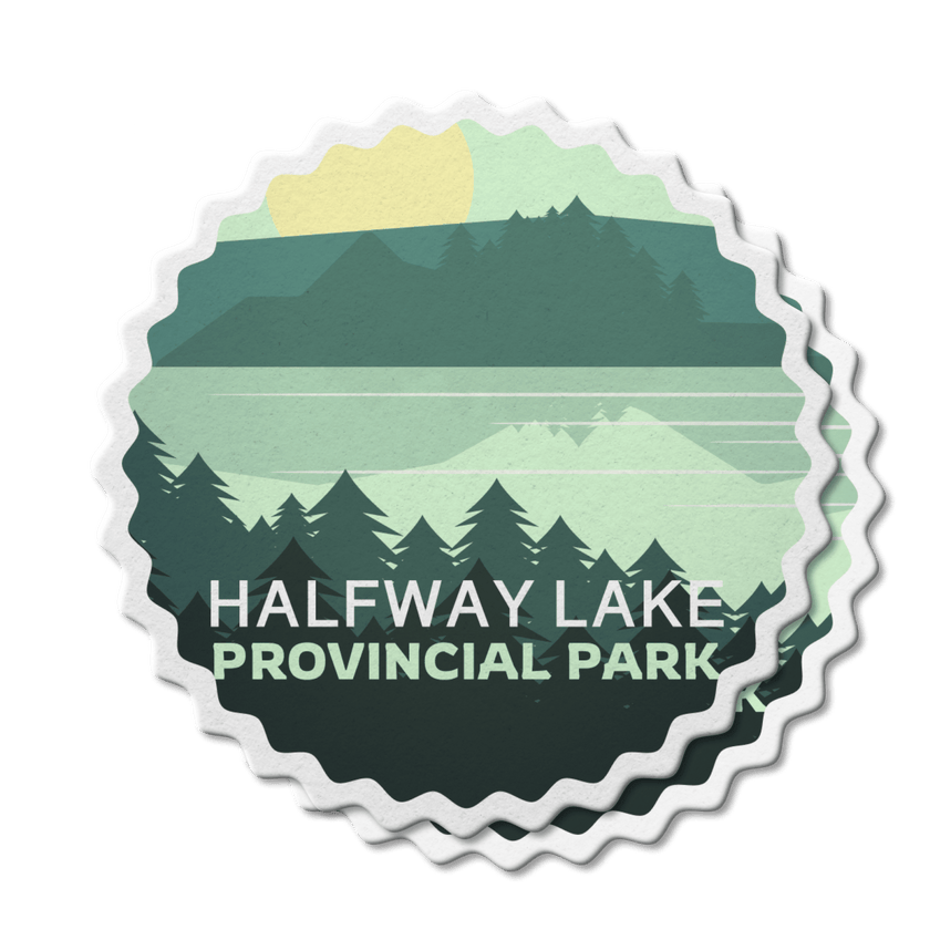Halfway Lake Ontario Provincial Park Waterproof Vinyl Sticker, Canada Parks