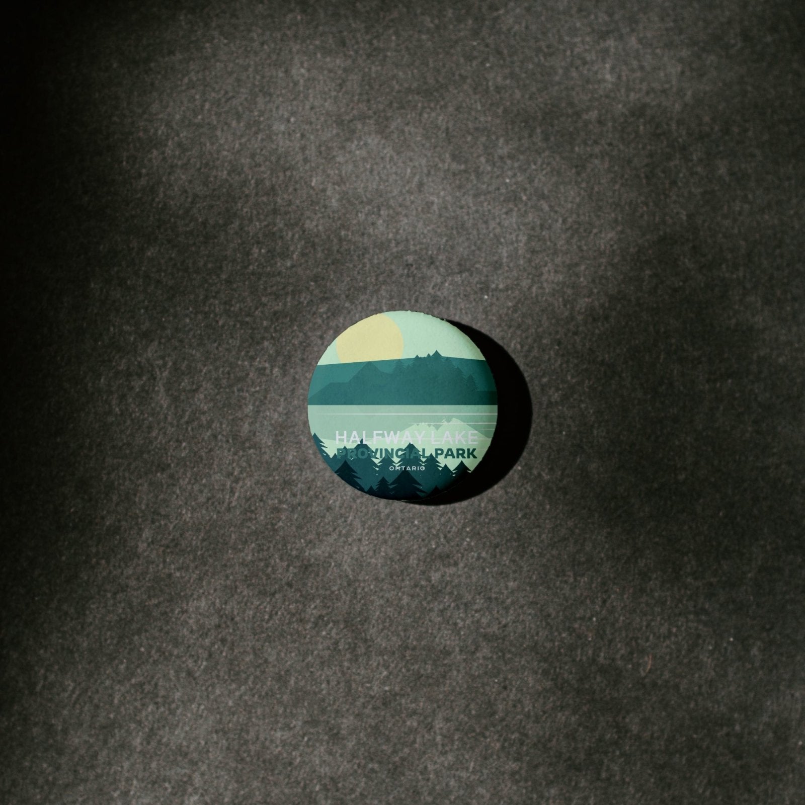 Halfway Lake Provincial Park of Ontario Pinback Button, Canada Parks