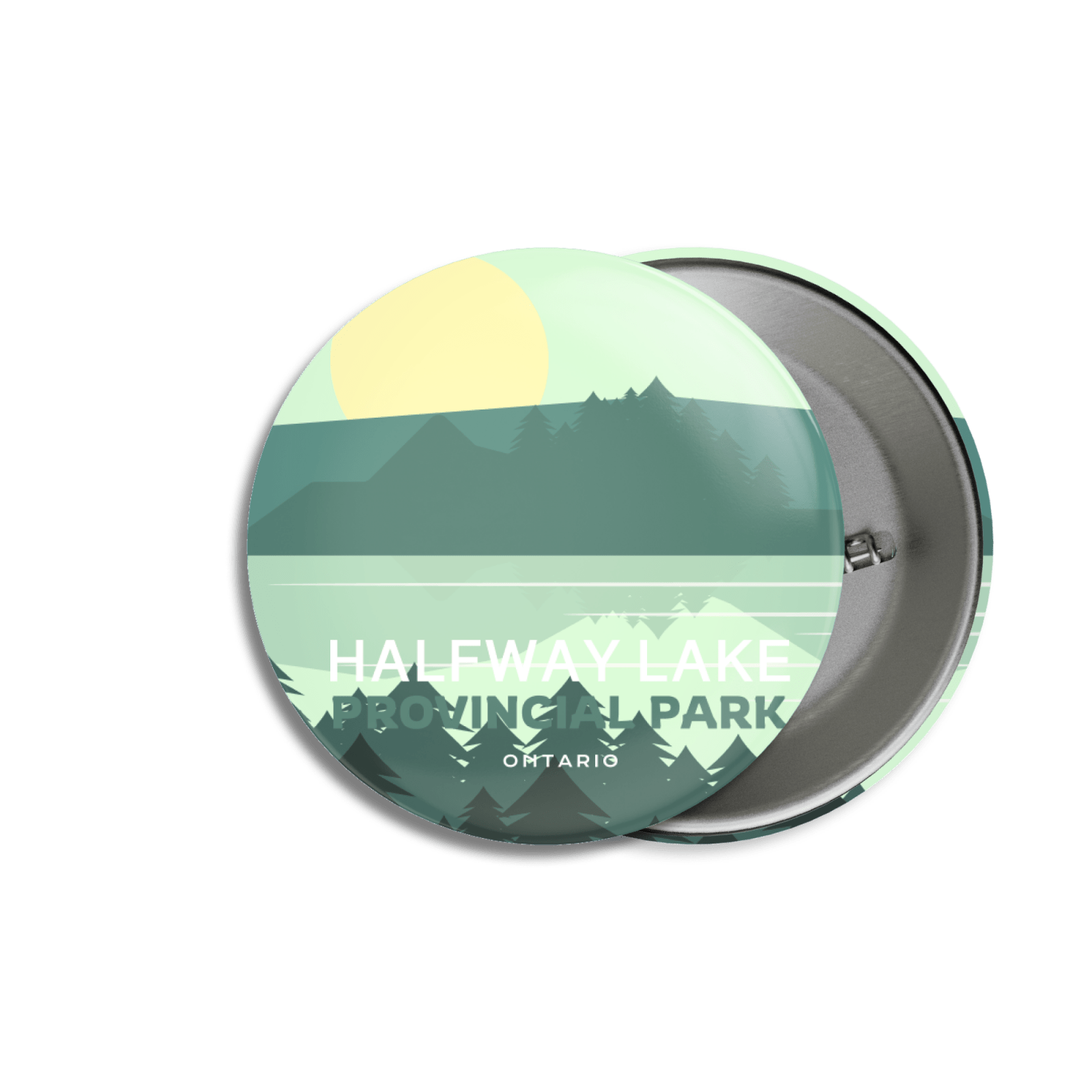 Halfway Lake Provincial Park of Ontario Pinback Button, Canada Parks