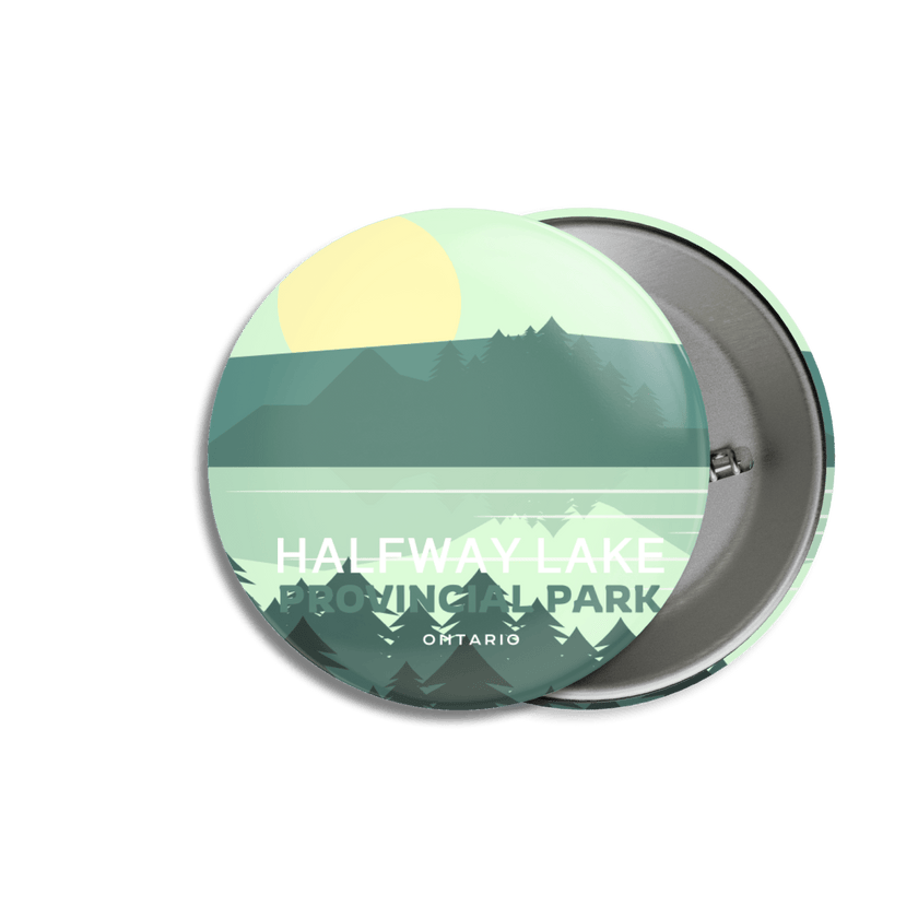 Halfway Lake Provincial Park of Ontario Pinback Button, Canada Parks