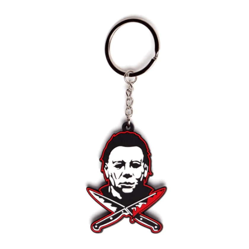 Halloween Michael Myers with Knives Keychain