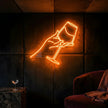 Hand & Wine Version 1 Neon Sign