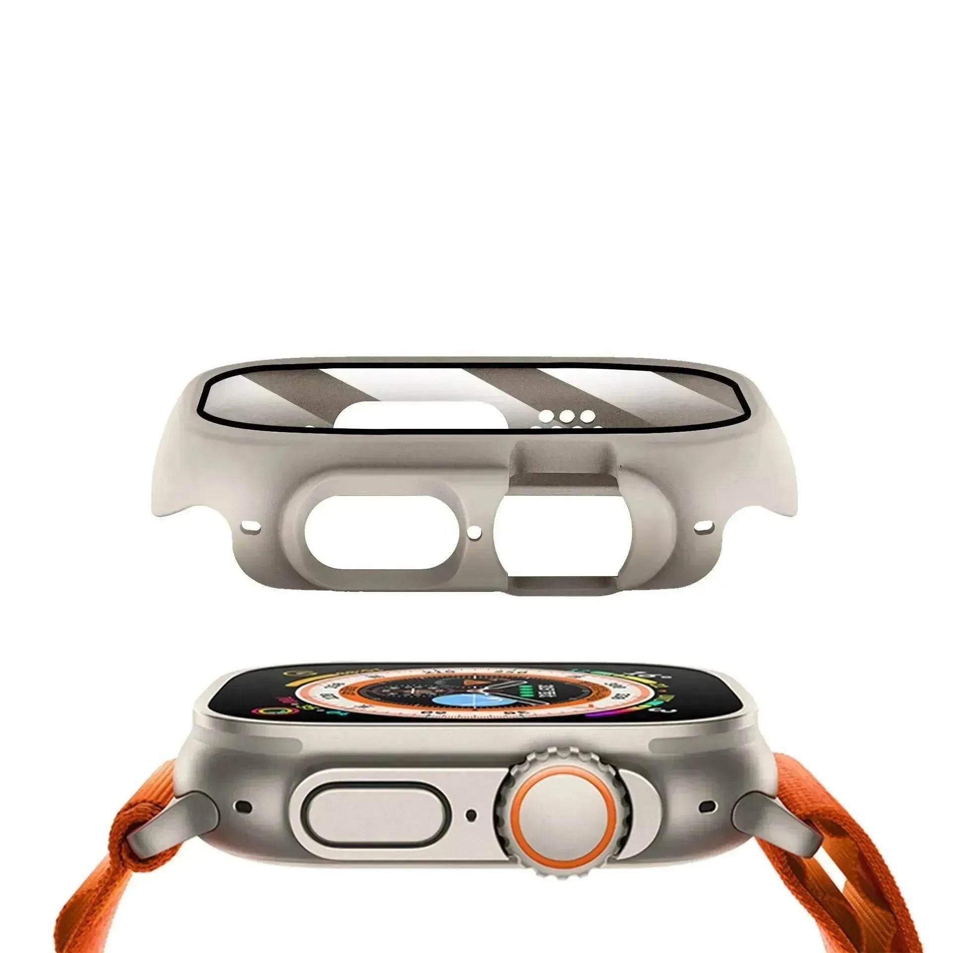 Hand Watch Case Film Integrated Anti-scratch Protective Cover for Smart Watch suitable for Apple Smart Watch