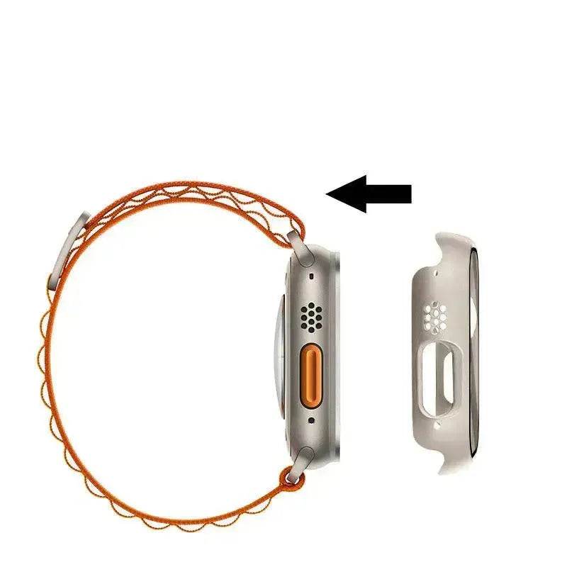 Hand Watch Case Film Integrated Anti-scratch Protective Cover for Smart Watch suitable for Apple Smart Watch