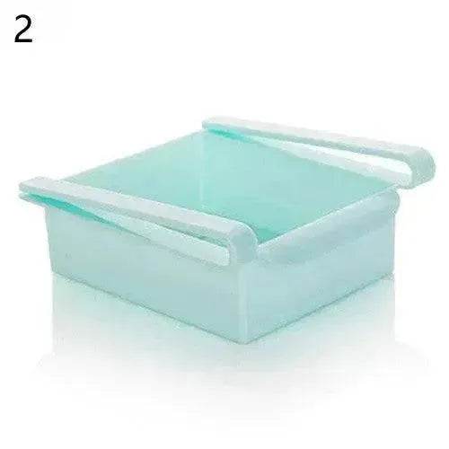 Hanging Plastic Refrigerator Clapboard Storage Rack Kitchen Supplies
