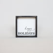 Happy Holidays Wood Sign