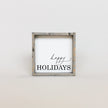 Happy Holidays Wood Sign