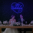 Happy Wedding Heart Neon Sign