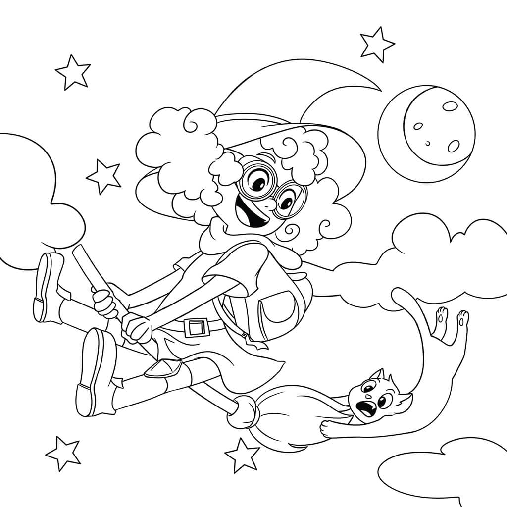 Halloween Coloring Book for Kids (Spiral Edition)