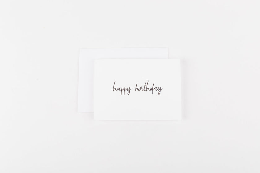 Happy Birthday - Mini Greeting Card