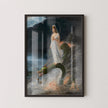 Harada Naojiro - Bodhisattva Kannon Riding a Dragon | PRINT | Japanese Yoga Style Art (available handframed or unframed)