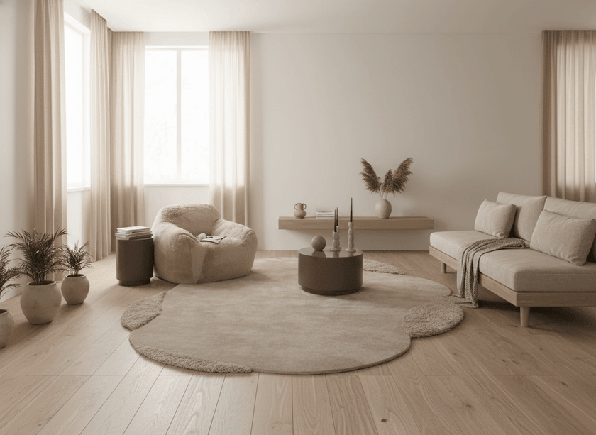 Harmony Wave Hand-Woven Carpet