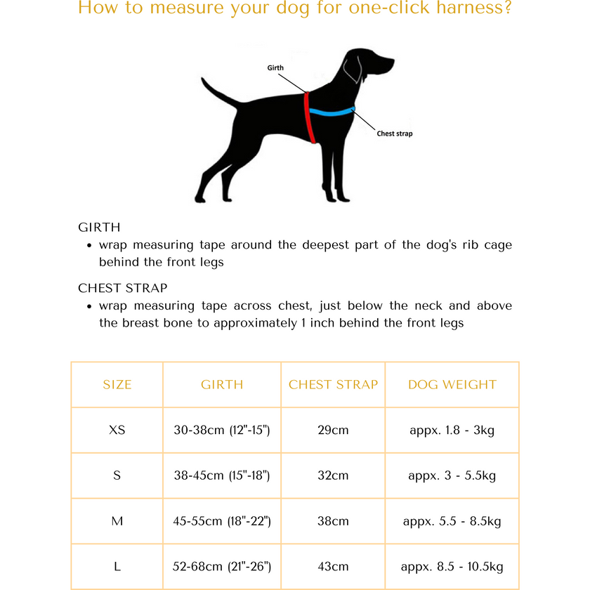 Canada One-Click Dog Harness