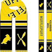 Harry Potter - Team Hufflepuff Quidditch Scarf Black Yellow