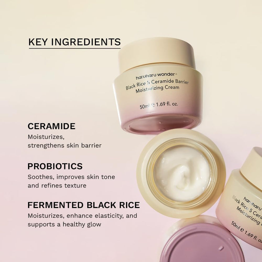haruharu wonder Black Rice 5 Ceramide Barrier Moisturizing Cream 50ml