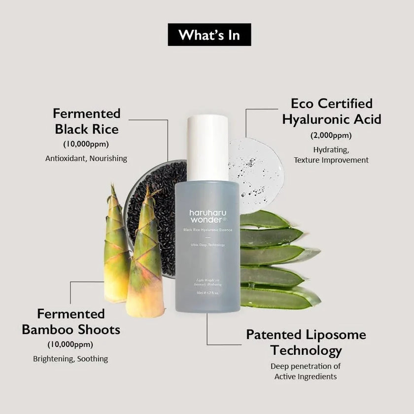 haruharu wonder Black Rice Hyaluronic Essence 50ml