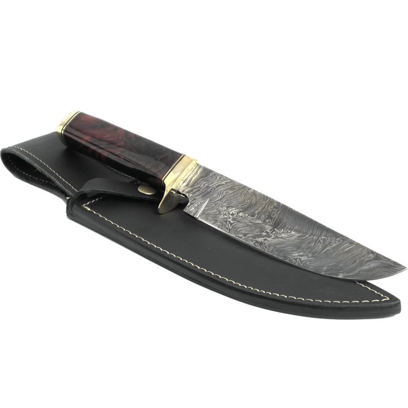 Couteau Bowie Haruto-II 7,5 pouces avec étui en cuir original.