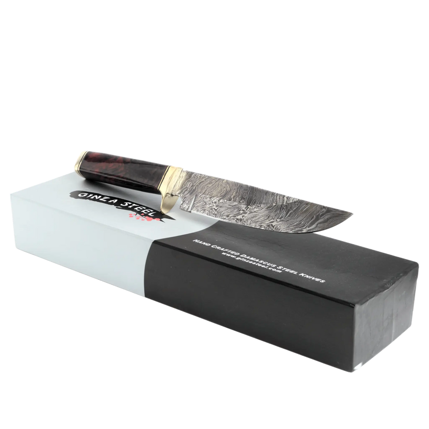 Couteau Bowie Haruto-II 7,5 pouces avec étui en cuir original.