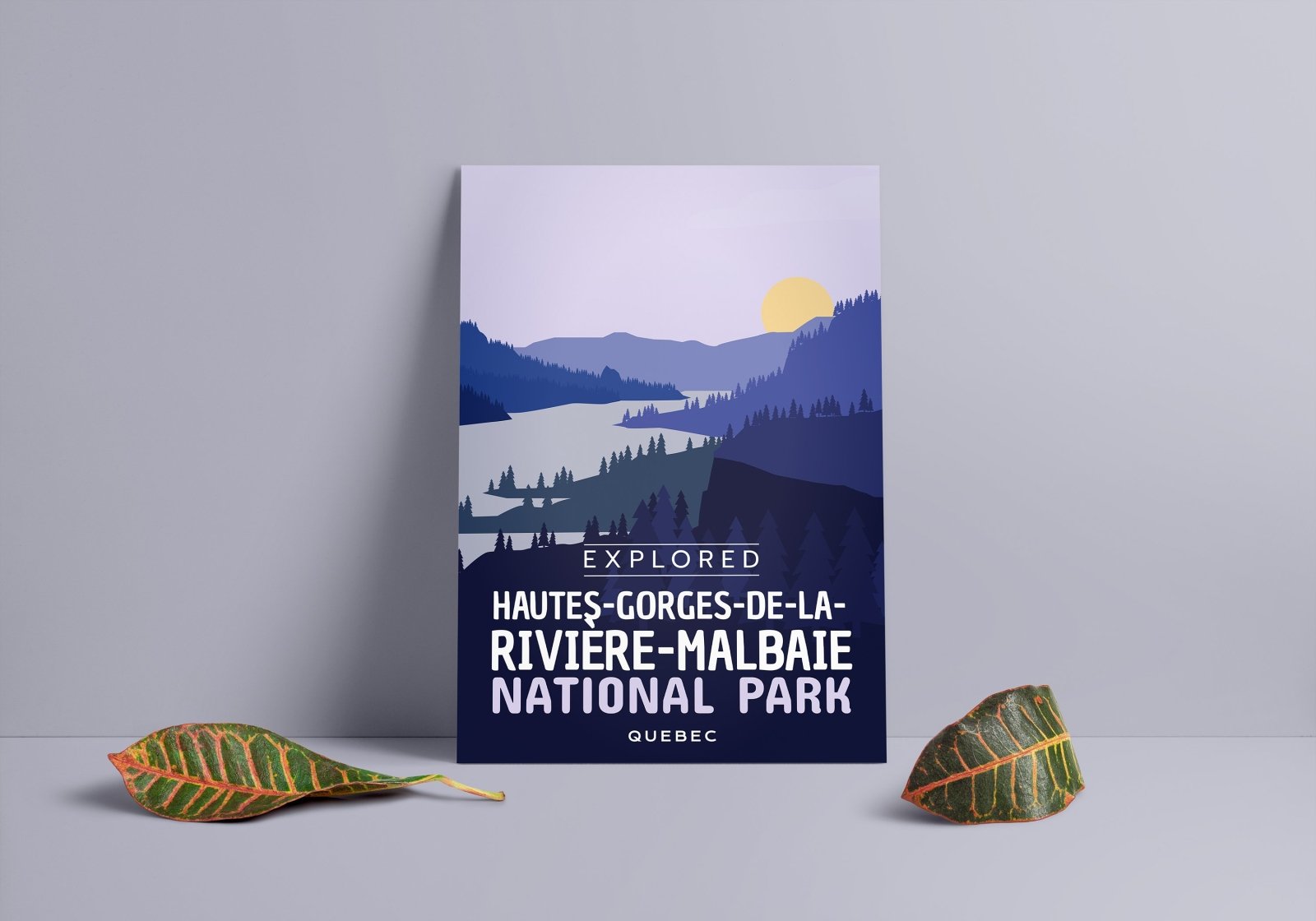 Hautes-Gorges-de-la-Riviere-Malbaie National Park 'Explored' Poster, Canada Parks