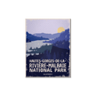 Hautes-Gorges-de-la-Riviere-Malbaie Quebec National Park Postcard, Canada Parks