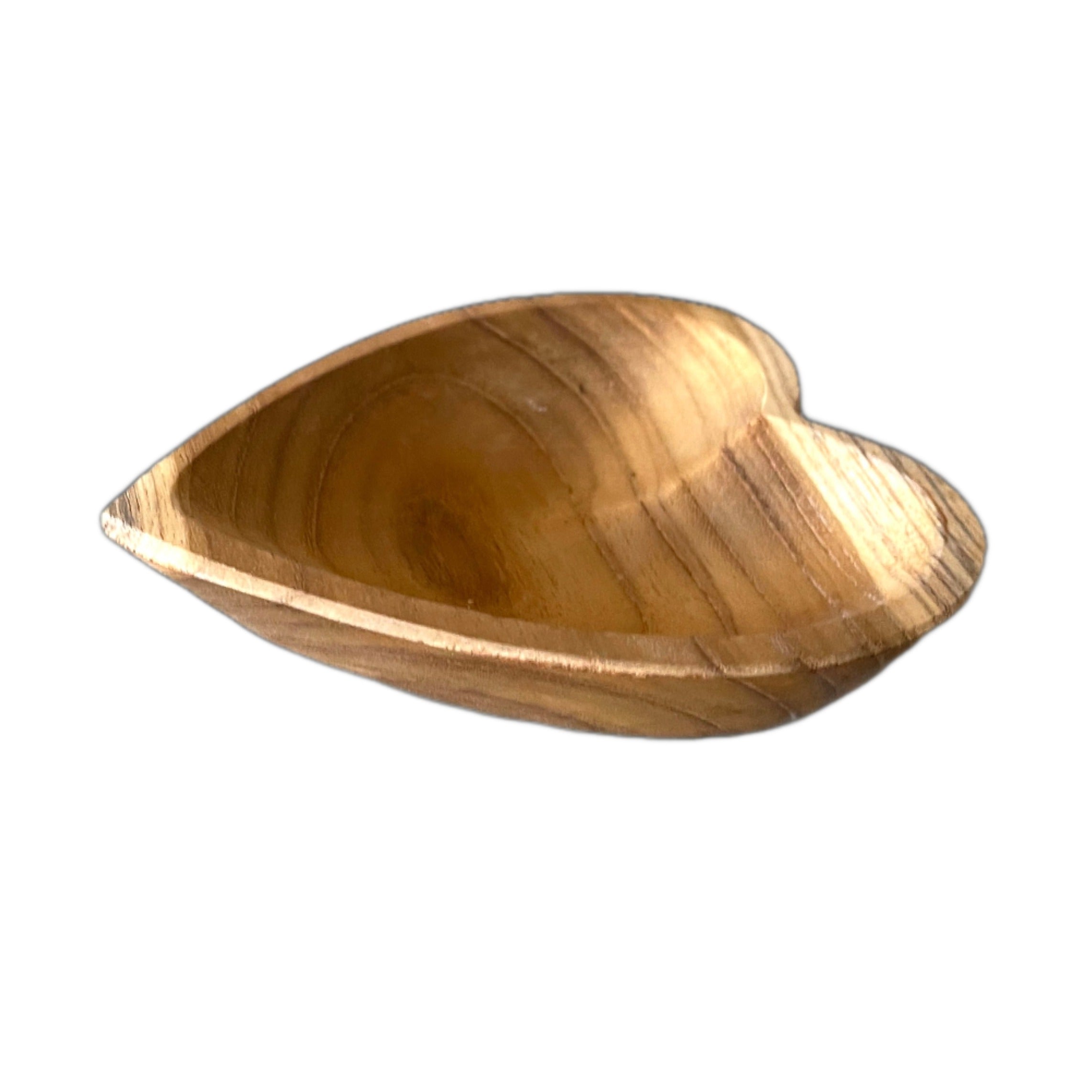 Small Wooden Heart Bowl