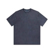 Heavy Dirty Washed Old Loose Double Yarn Cotton Short Sleeve