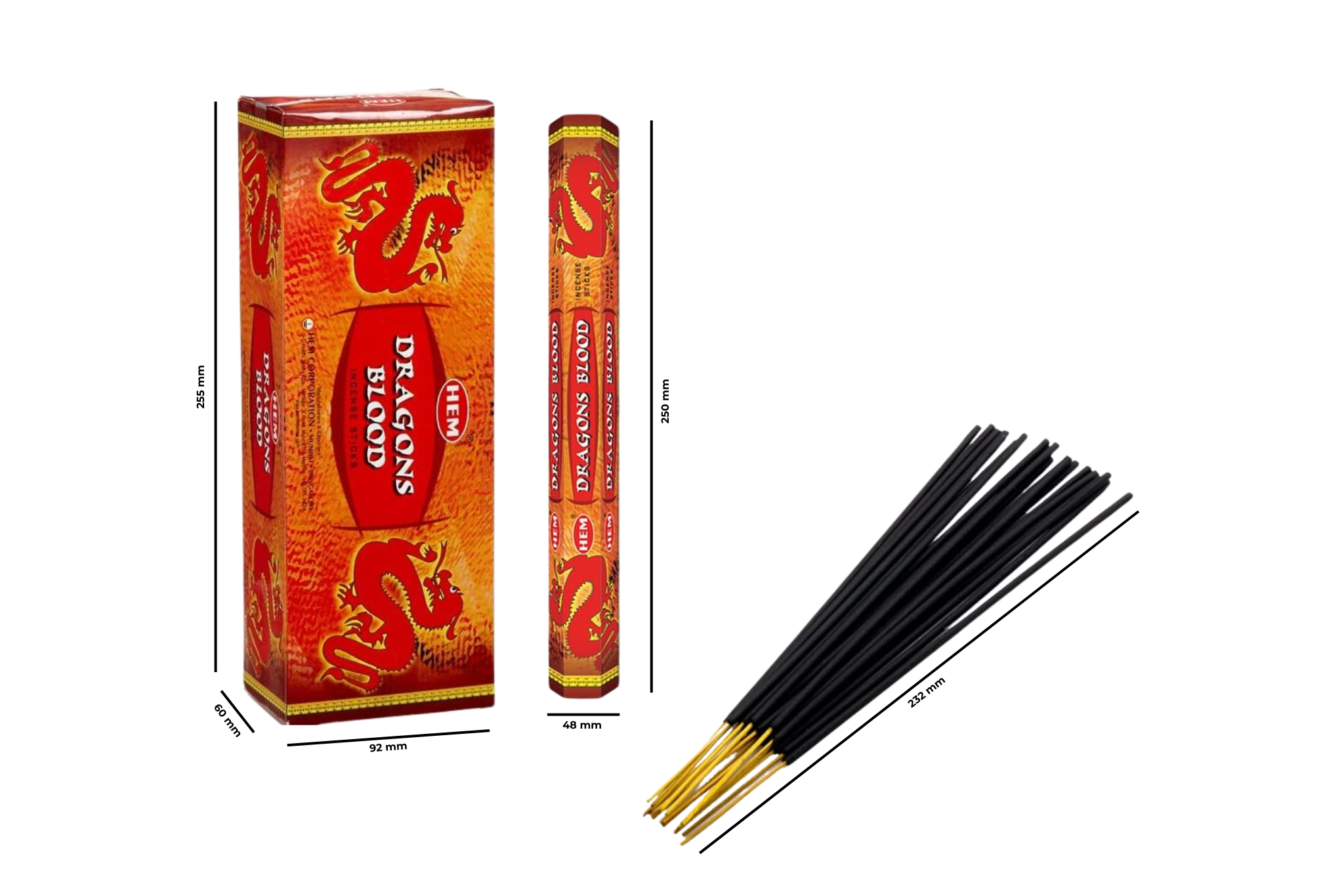 Hem Dragon Blood Hexa Incense Sticks