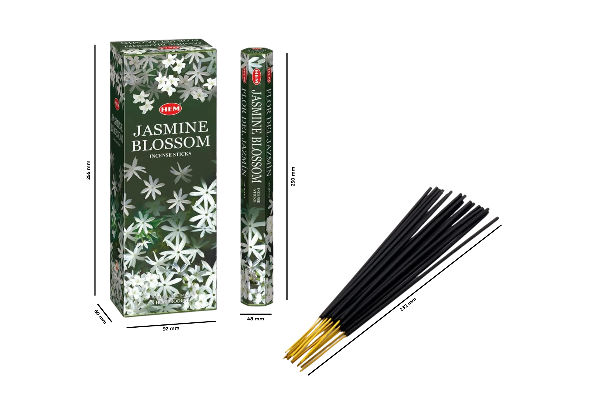 Hem Jasmine Blossom Hexa Incense Sticks