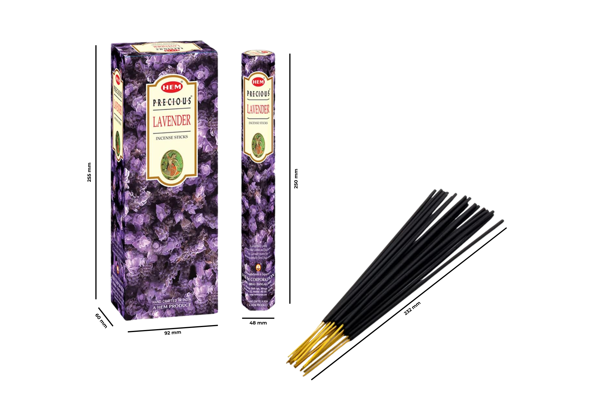 Hem Lavender Hexa Incense Sticks