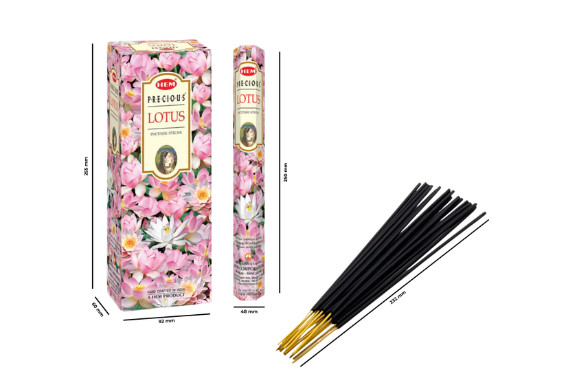 Hem Lotus Hexa Incense Sticks
