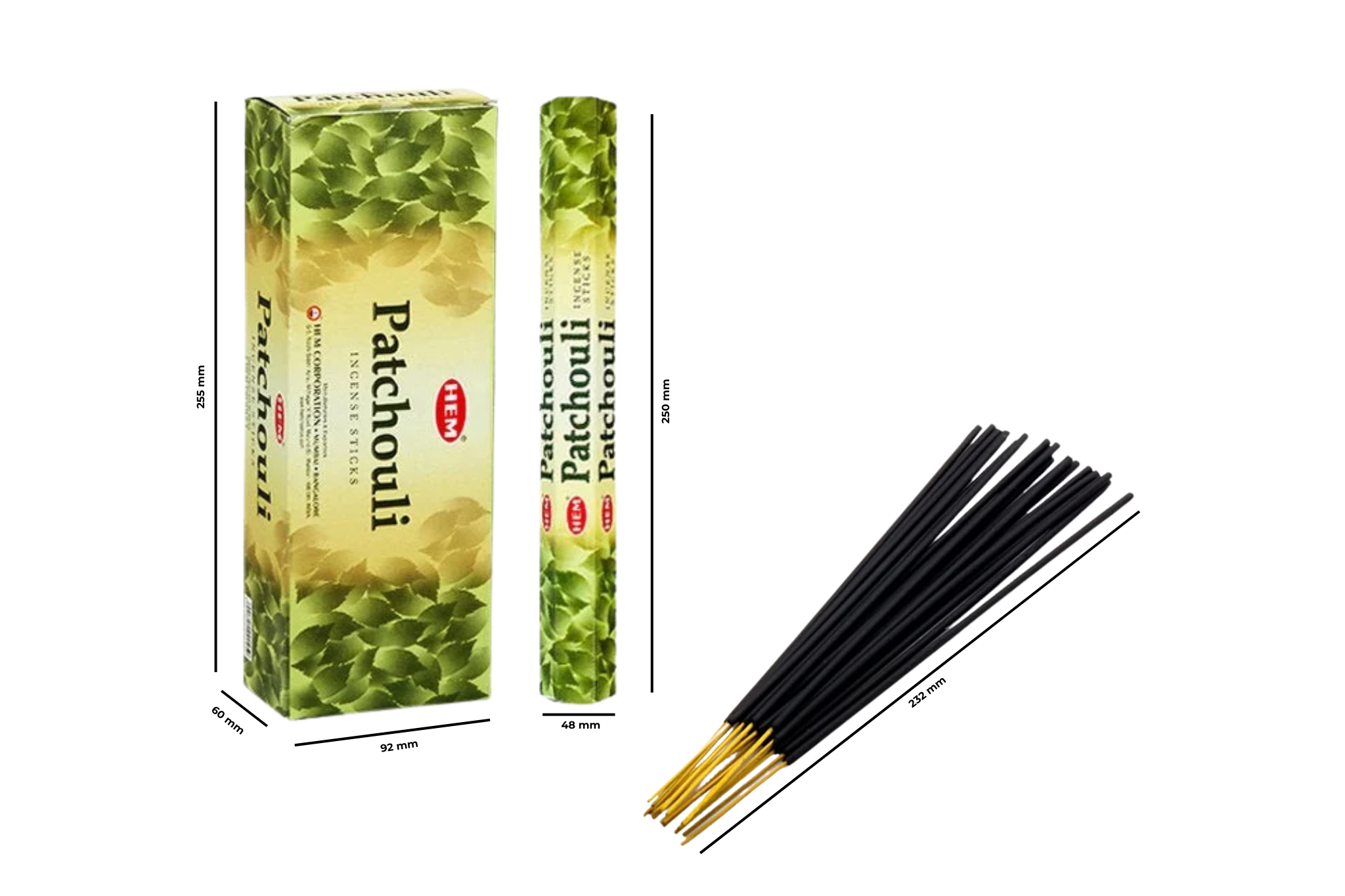 Hem Patchouli Hexa Incense Sticks
