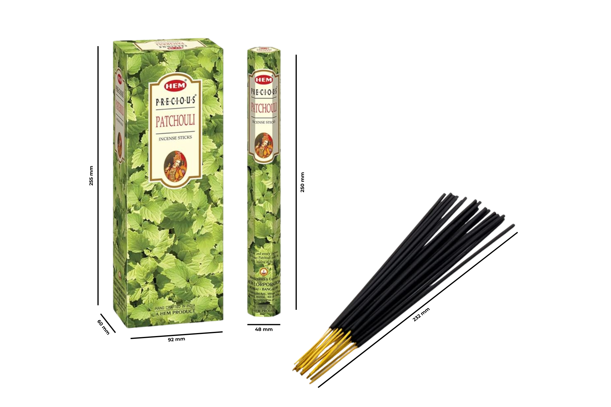Hem Precious Patchouli Hexa Incense Sticks