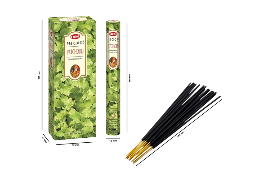 Hem Precious Patchouli Hexa Incense Sticks