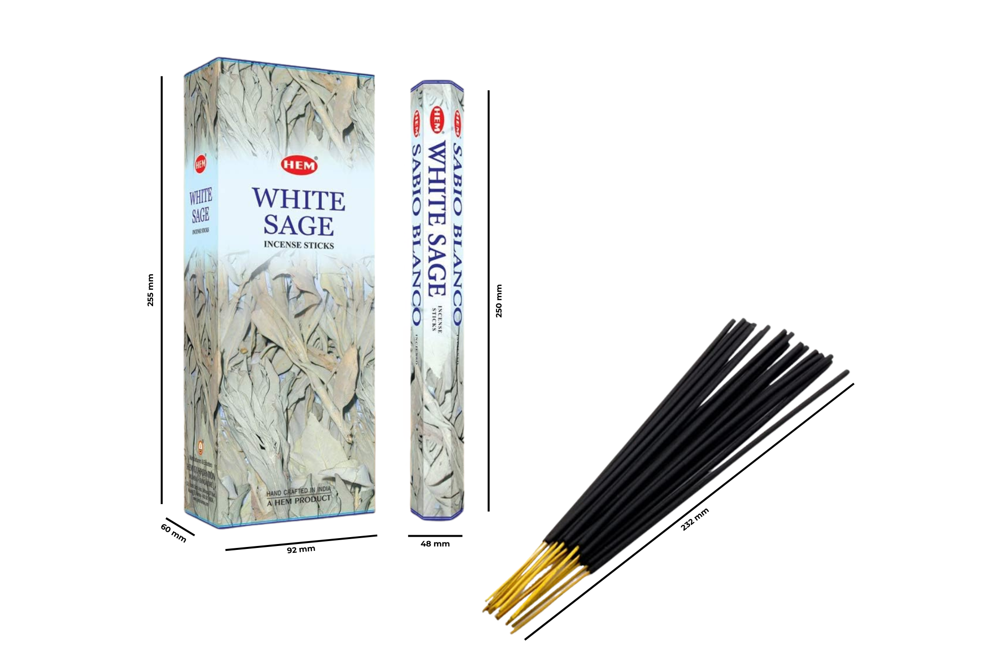 Hem White Sage Hexa Incense Sticks