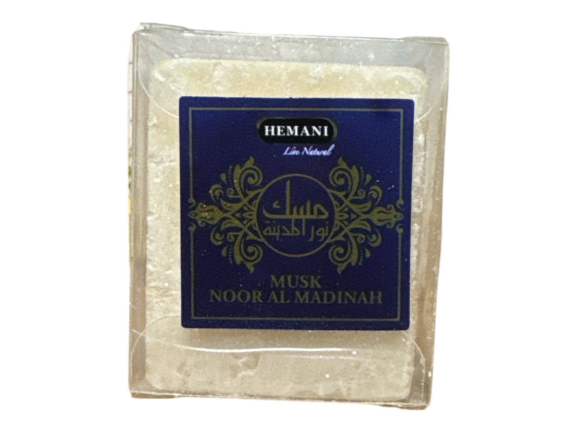Hemani Musk Noor Al Madina cube 25g