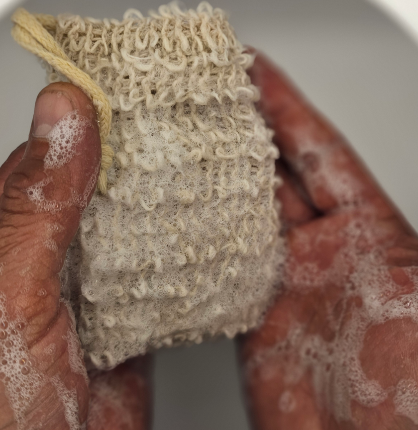 Reusable Hemp Soap Saver Bag
